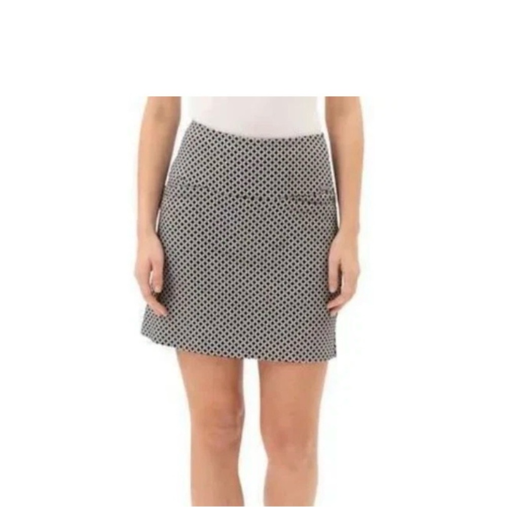 Elegant Black and White  Mini Skort